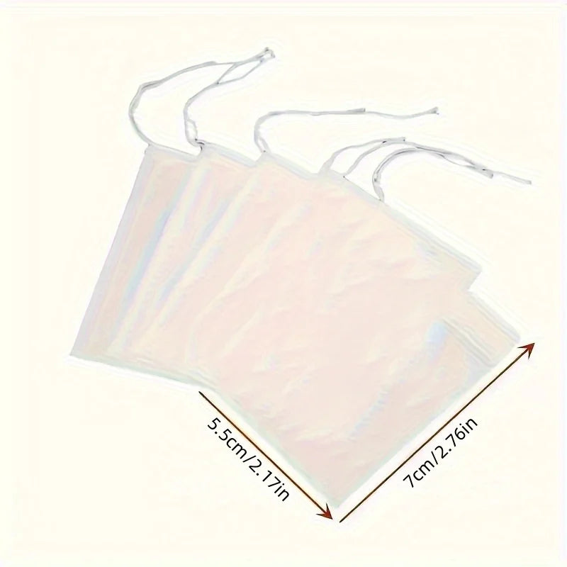 100Pcs Disposable Tea Bags Filter Bags Empty Drawstring Sealed Filter Bags Loose Leaf Tea Bags Suitable for Home Restaurant Hotel Office Kitchen Dining Room Gadgets